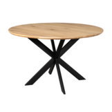 Starfurn - Eiken eettafel Ferris - Rond 150 cm - Naturel