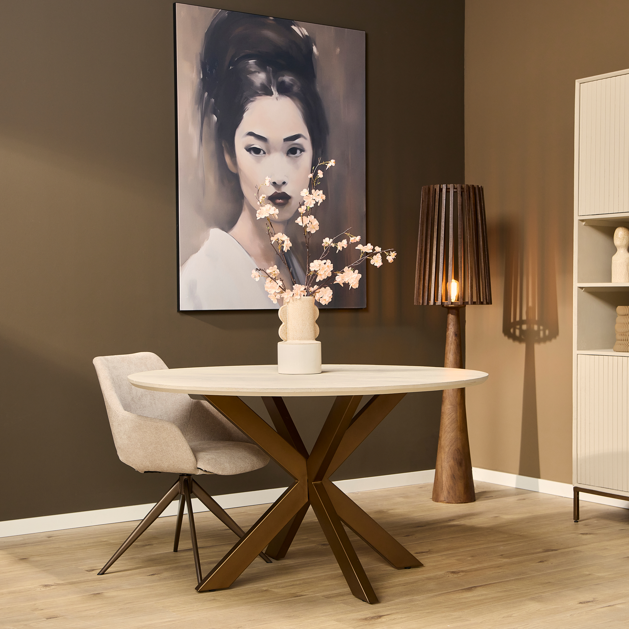 Starfurn - Eettafel Madison Sand - 130 cm