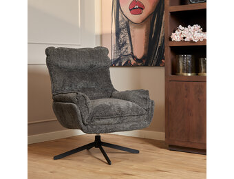 Starfurn - Fauteuil Vera - Dark Grey