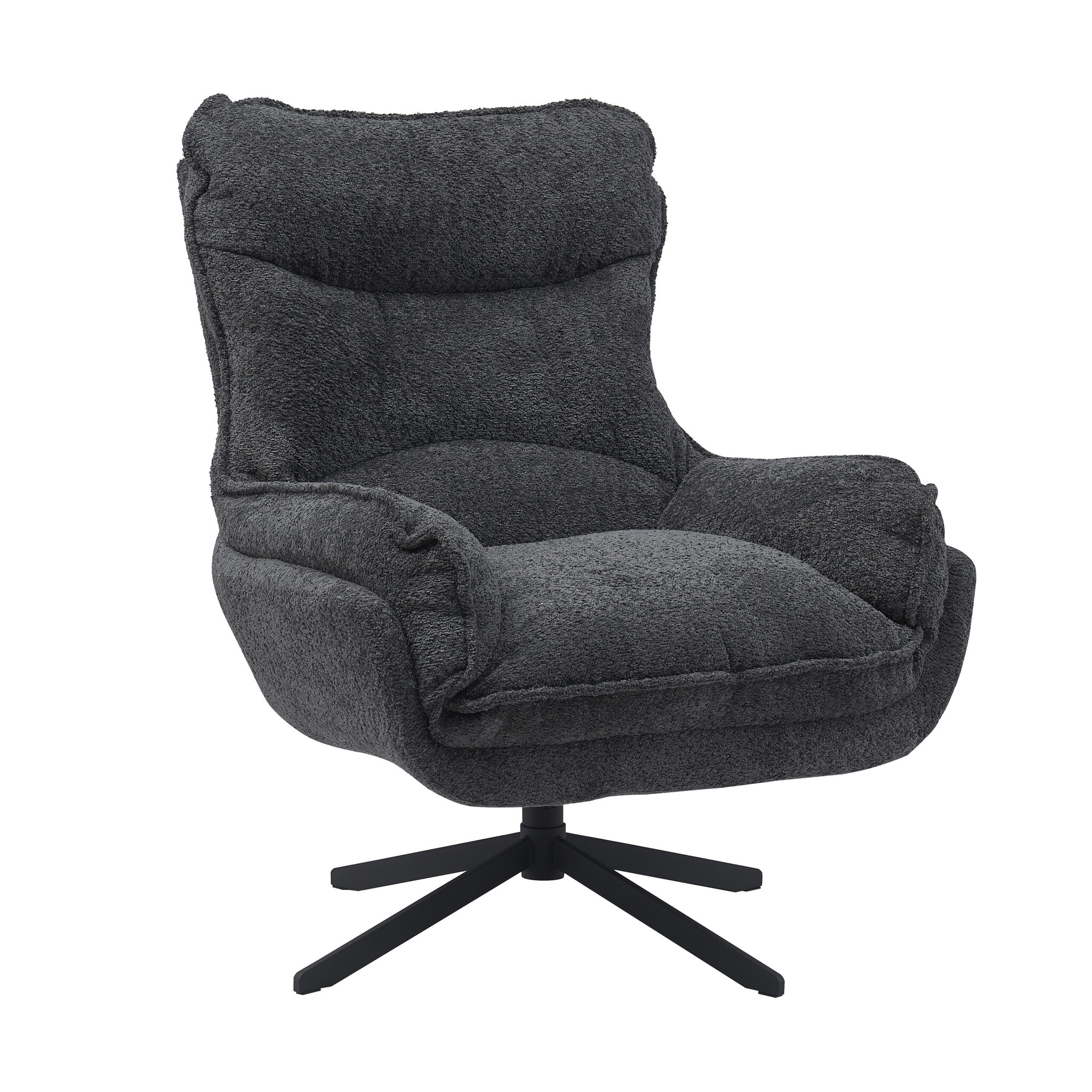 Starfurn - Fauteuil Vera - Grijs - 83x115x59 cm