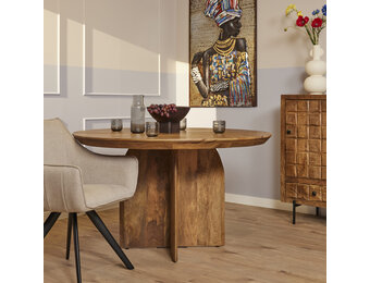 Starfurn - Eettafel Tense - Bruin - 150x150x76 cm