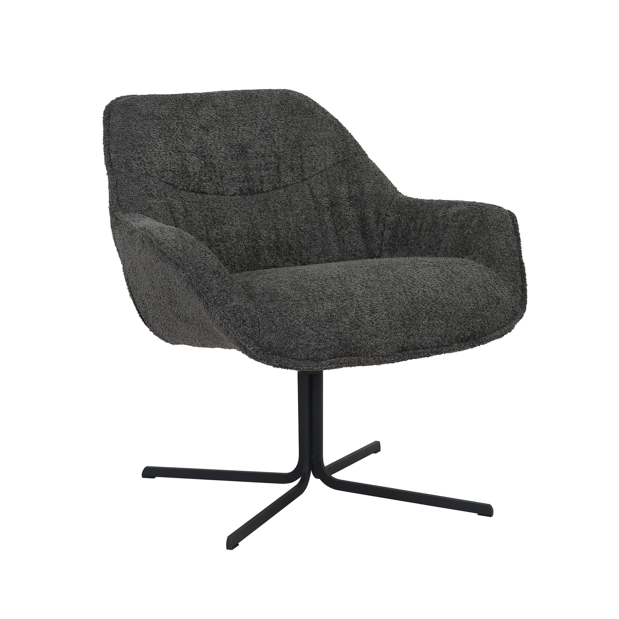 Starfurn - Fauteuil Mila - Dark Grey