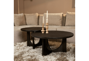 Starfurn - Salontafel  - Zwart - 80x80x40 cm