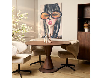 Starfurn - Eettafel Lima Walnut - 150 cm - Rond