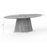 Starfurn - Eettafel Lana - Bruin - 110x210x76 cm