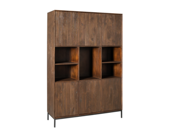 Starfurn - Vakkenkast Madison - Bruin - 45x135x200 cm