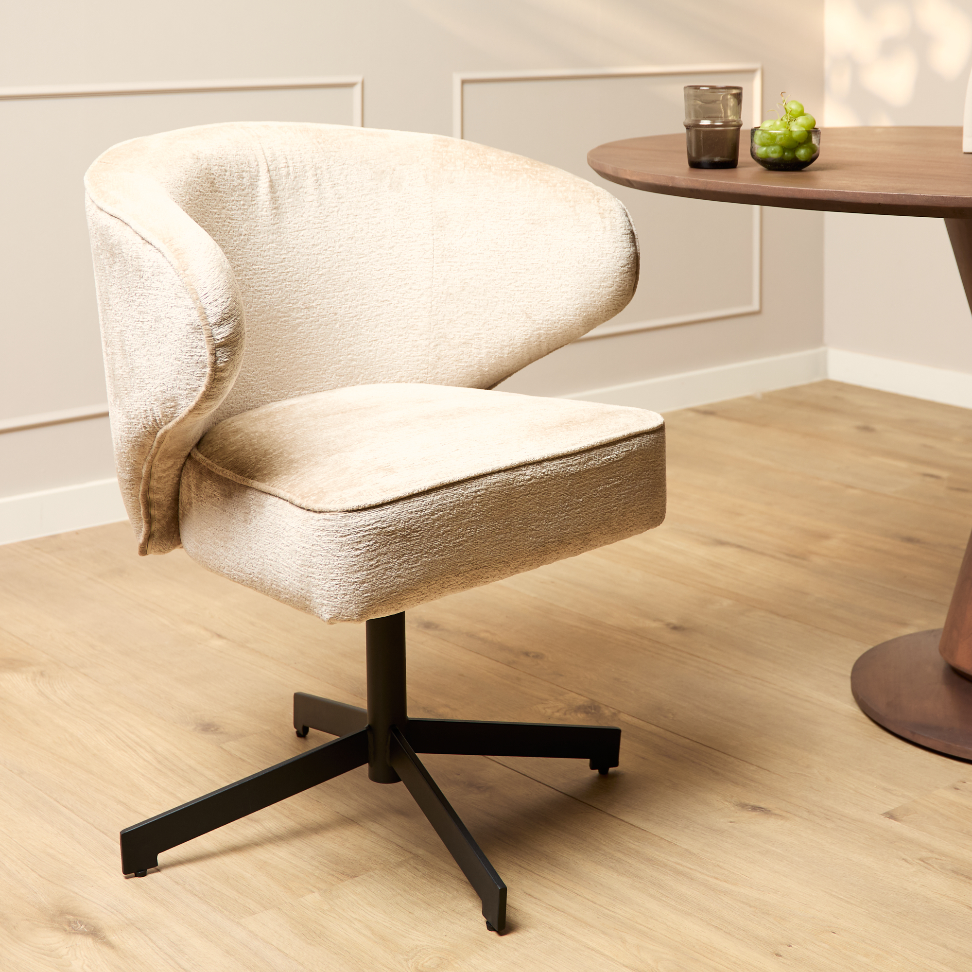 Starfurn - Eetkamerstoel Persie - Beige - Set van 2