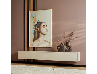 Starfurn - Zwevend tv meubel Vision Sand - 240 cm