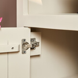 Starfurn - Boekenkast Brussel - Beige - 45x90x200 cm