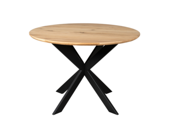 Starfurn - Eiken eettafel Ferris - Rond 110 cm - Naturel