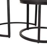 Starfurn - Salontafel Ora Black Kadappa Stone- 60 cm - Set van 2