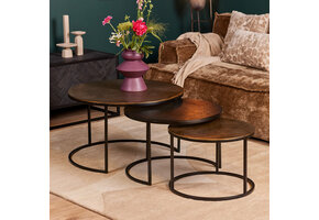 Starfurn - Salontafel Xaro - Brons - 75x75x75 cm