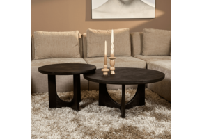 Starfurn - Salontafel  - Zwart - 60x60x45 cm