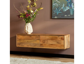 Starfurn - Zwevend tv meubel Vision Natural - 120 cm