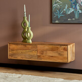 Starfurn - Zwevend tv meubel Vision Natural - 120 cm