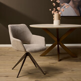 Starfurn - Eetkamerstoel Daisy - Beige - 60x61x82 cm