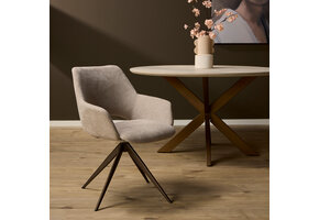 Starfurn - Eetkamerstoel Daisy - Beige - 60x61x82 cm