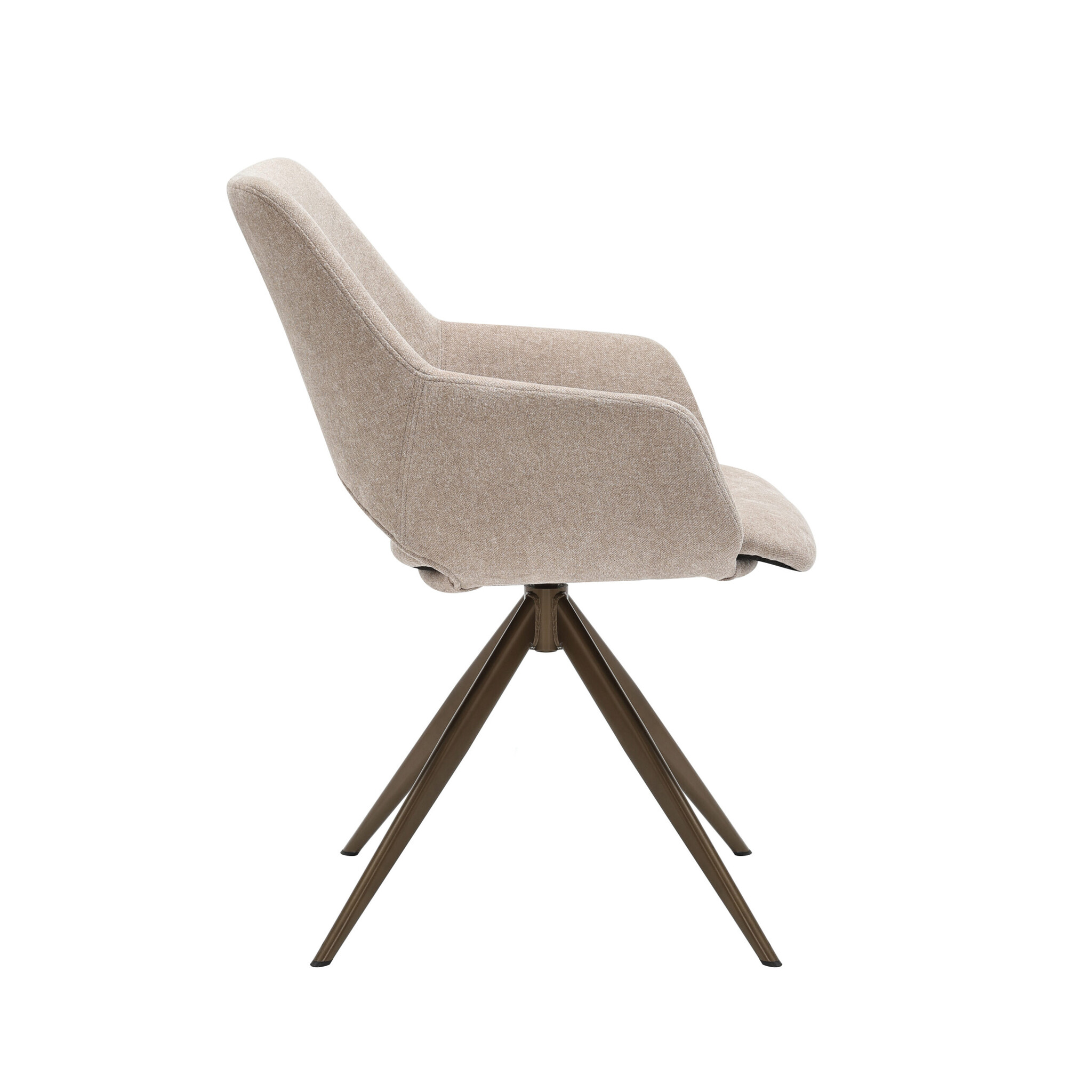 Starfurn - Eetkamerstoel Daisy - Beige - 60x61x82 cm