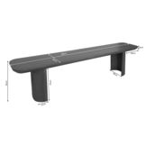 Starfurn - Eetkamerbank Maré - Bruin - 38x180x45 cm