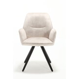 Starfurn - Eetkamerstoel Nova - Grijs - 58x65x64 cm