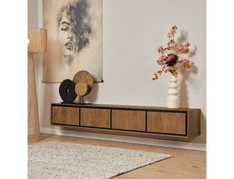 Starfurn - Zwevend tv meubel RichWood - 200 cm