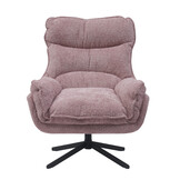 Starfurn - Fauteuil Vera - Roze - 83x115x59 cm