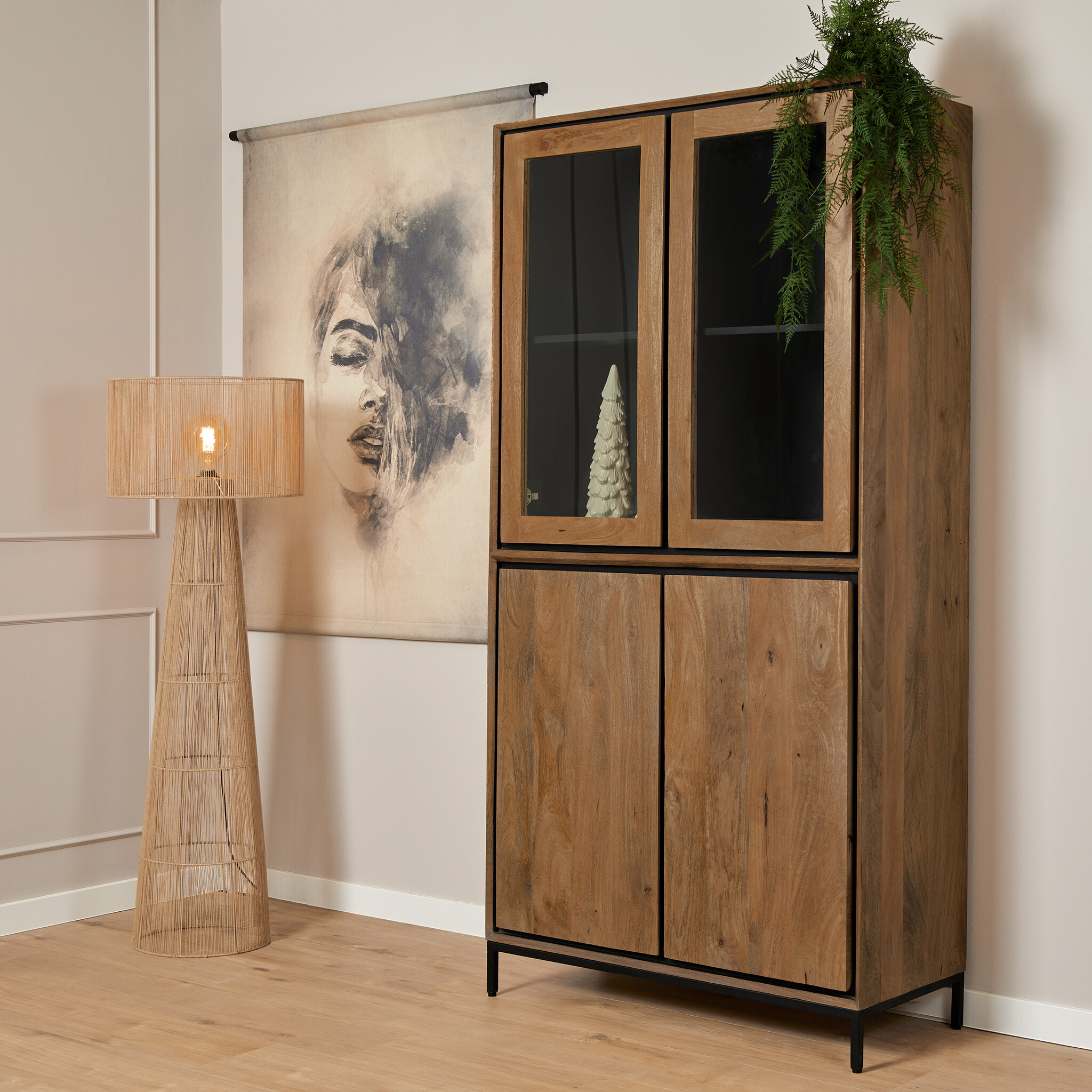 Starfurn - Vitrinekast RichWood - 100 cm