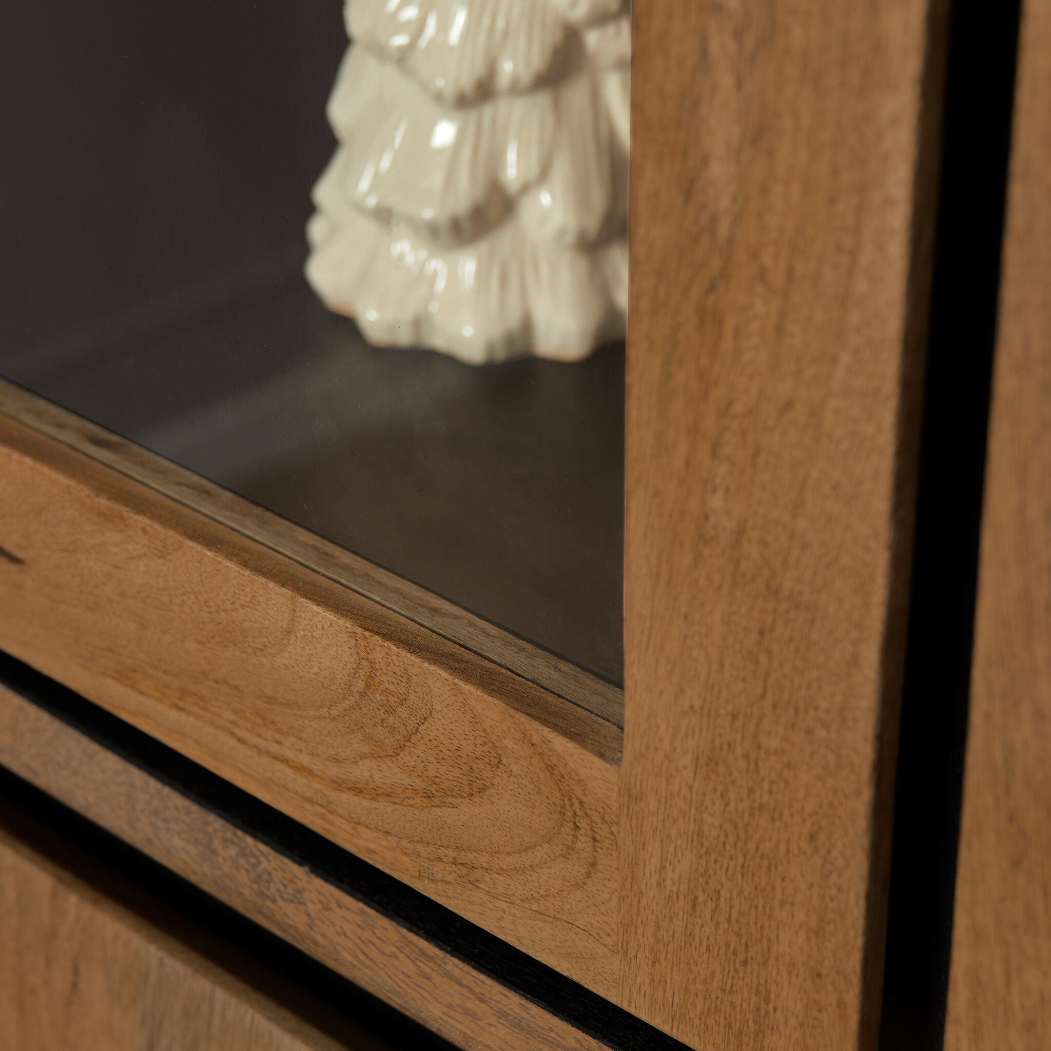 Starfurn - Vitrinekast RichWood - Bruin - 45x100x200 cm