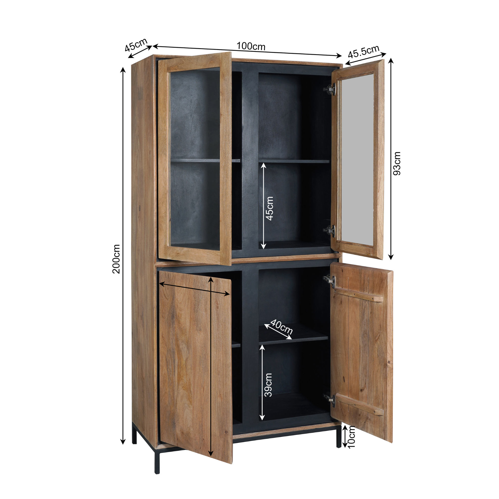 Starfurn - Vitrinekast RichWood - 100 cm