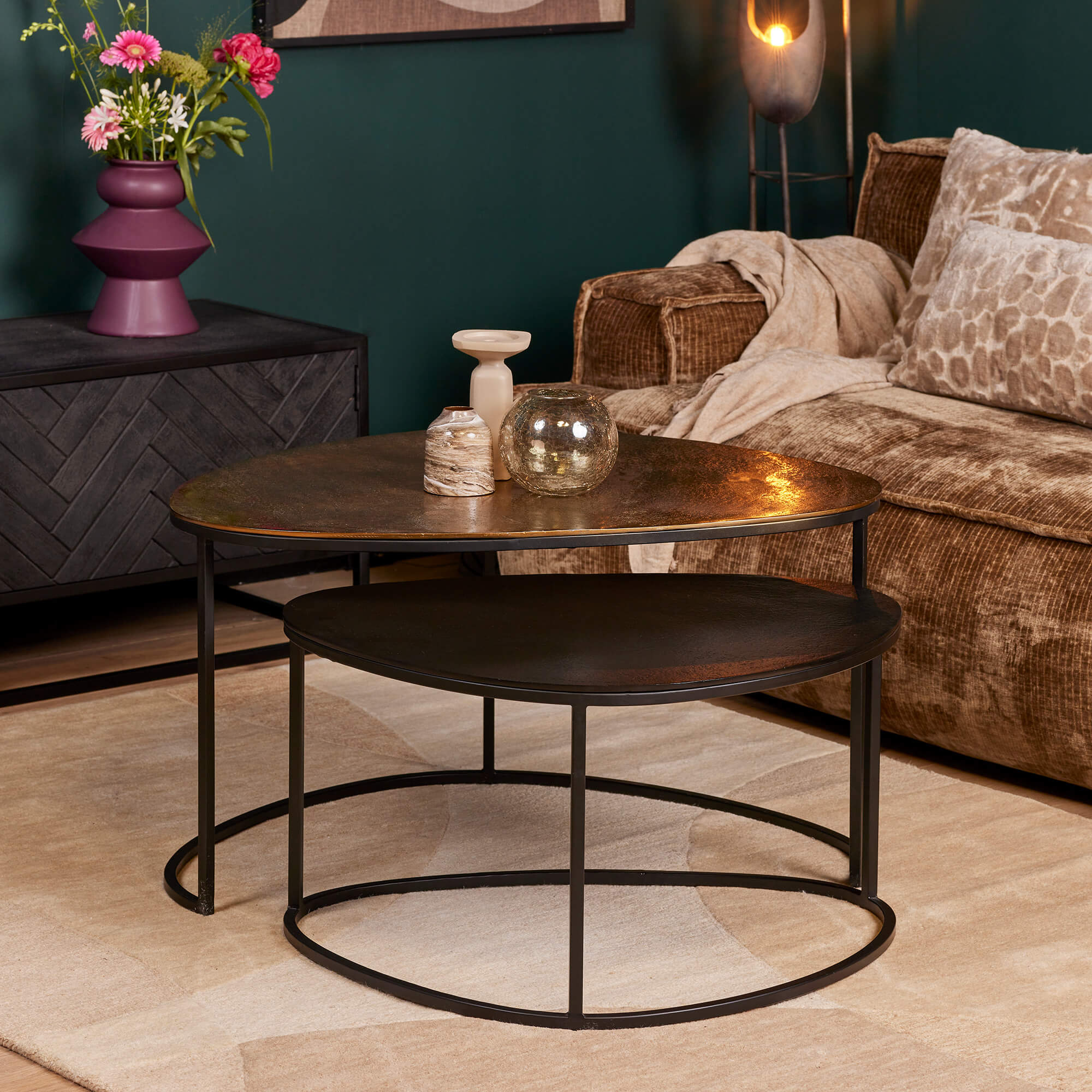 Starfurn - Salontafel Jarrel - Brons - 65x90x50 cm