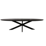 Starfurn - Eettafel Brandy Black - 240 cm - Ovaal
