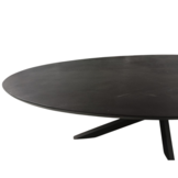Starfurn - Eettafel Brandy Black - 240 cm - Ovaal