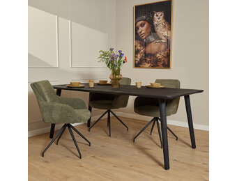 Starfurn - Eettafel Omaha Black - 180 cm