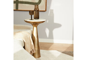 Starfurn - Bijzettafel Essy - Wit - 38x38x63 cm