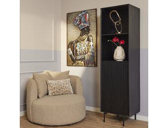 Starfurn - Boekenkast Madison Black - 55 cm