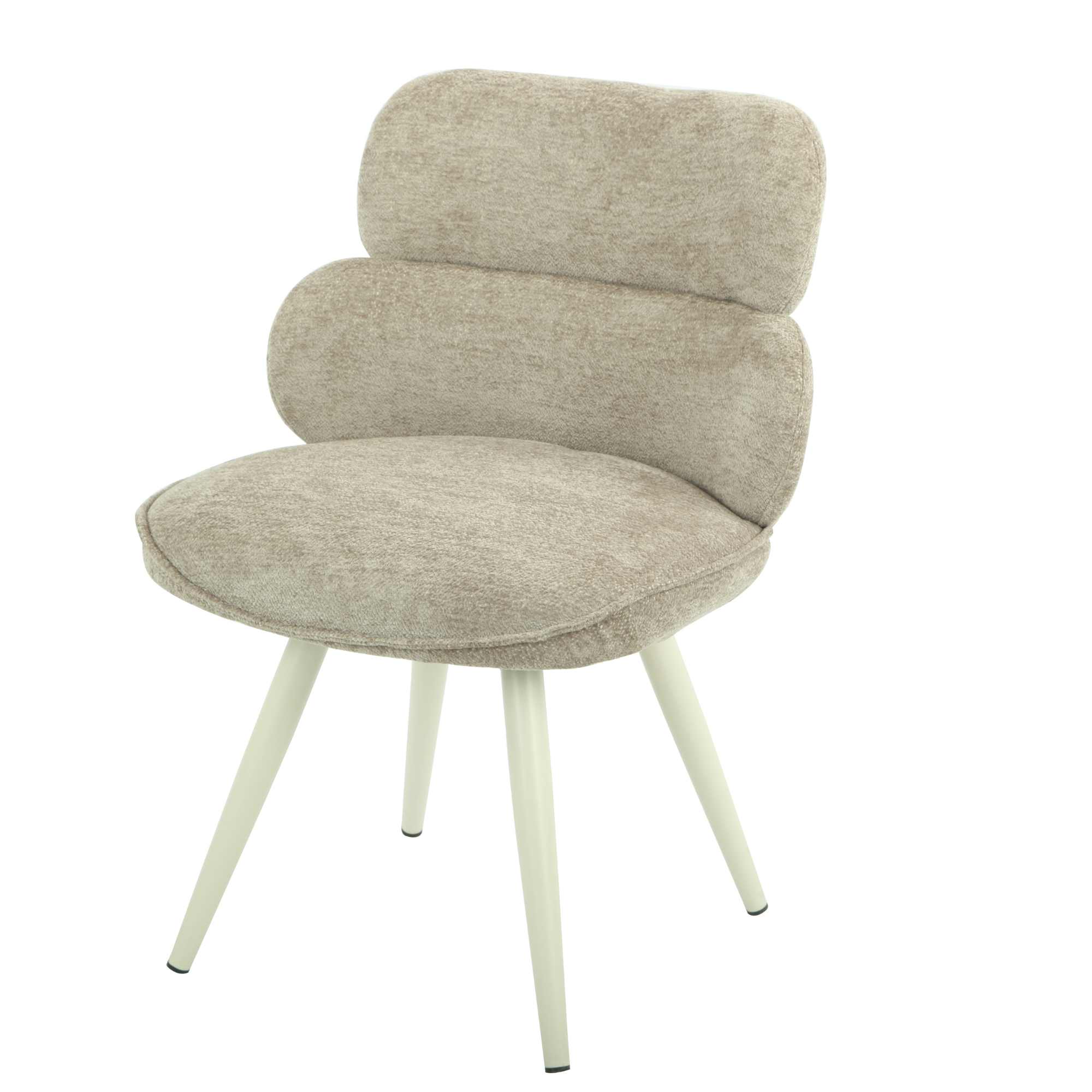 Starfurn - Eetkamerstoel Abby - Taupe - Set van 2