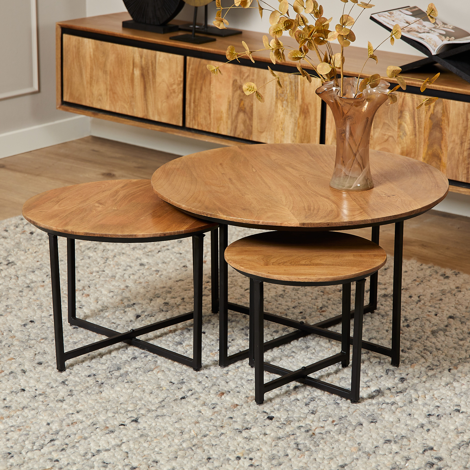 Starfurn - Salontafel RichWood - Set van 3