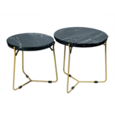 Starfurn - Salontafel Caly - Zwart - 45x45x45 cm