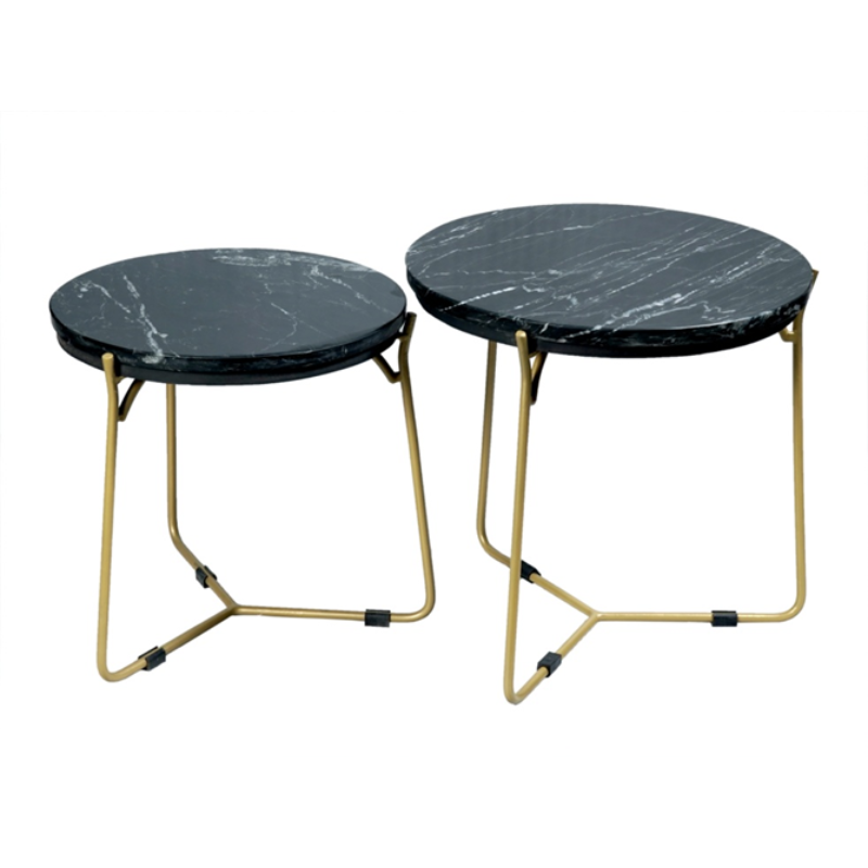 Starfurn - Salontafel Caly - Zwart - 45x45x45 cm