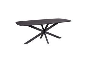Starfurn - Eettafel Elegance - Zwart - 110x240x76 cm