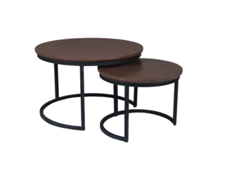 Starfurn - Salontafel Otik Walnut Oak - 70 cm - set van 2