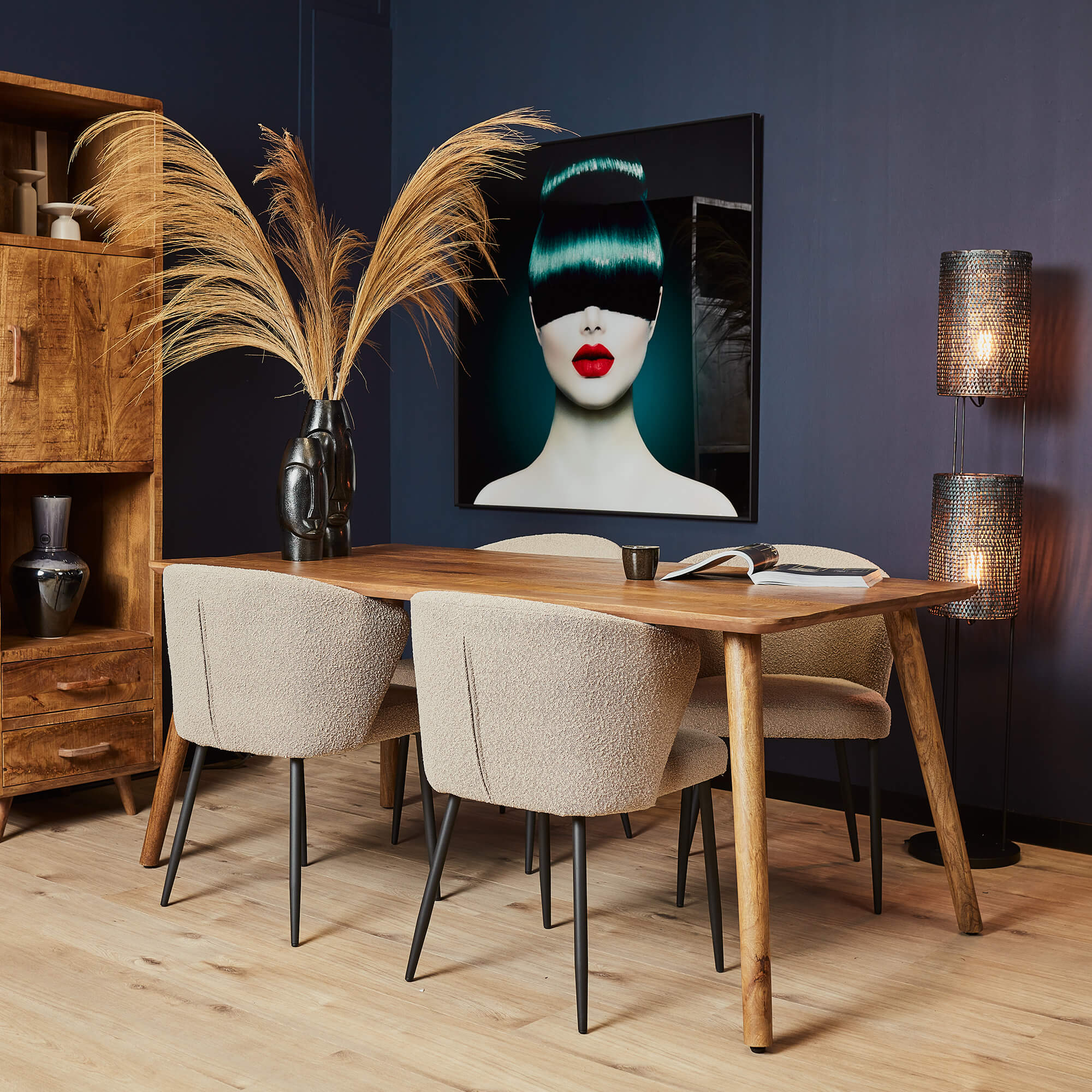 Starfurn - Eettafel Omaha - Bruin - 100x200x76 cm