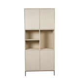 Starfurn - Vakkenkast Madison - Beige - 45x90x200 cm