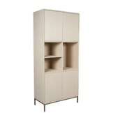 Starfurn - Vakkenkast Madison - Beige - 45x90x200 cm