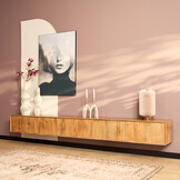 Starfurn - Zwevend tv meubel Madison Natural - 280 cm