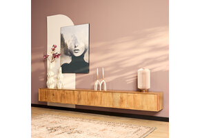 Starfurn - Zwevend tv meubel Madison Natural - 280 cm