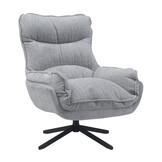 Starfurn - Fauteuil Vera - Grijs - 83x115x59 cm