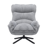 Starfurn - Fauteuil Vera - Grijs - 83x115x59 cm