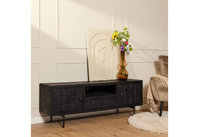 Starfurn - Tv meubel Brandy Black - 150 cm