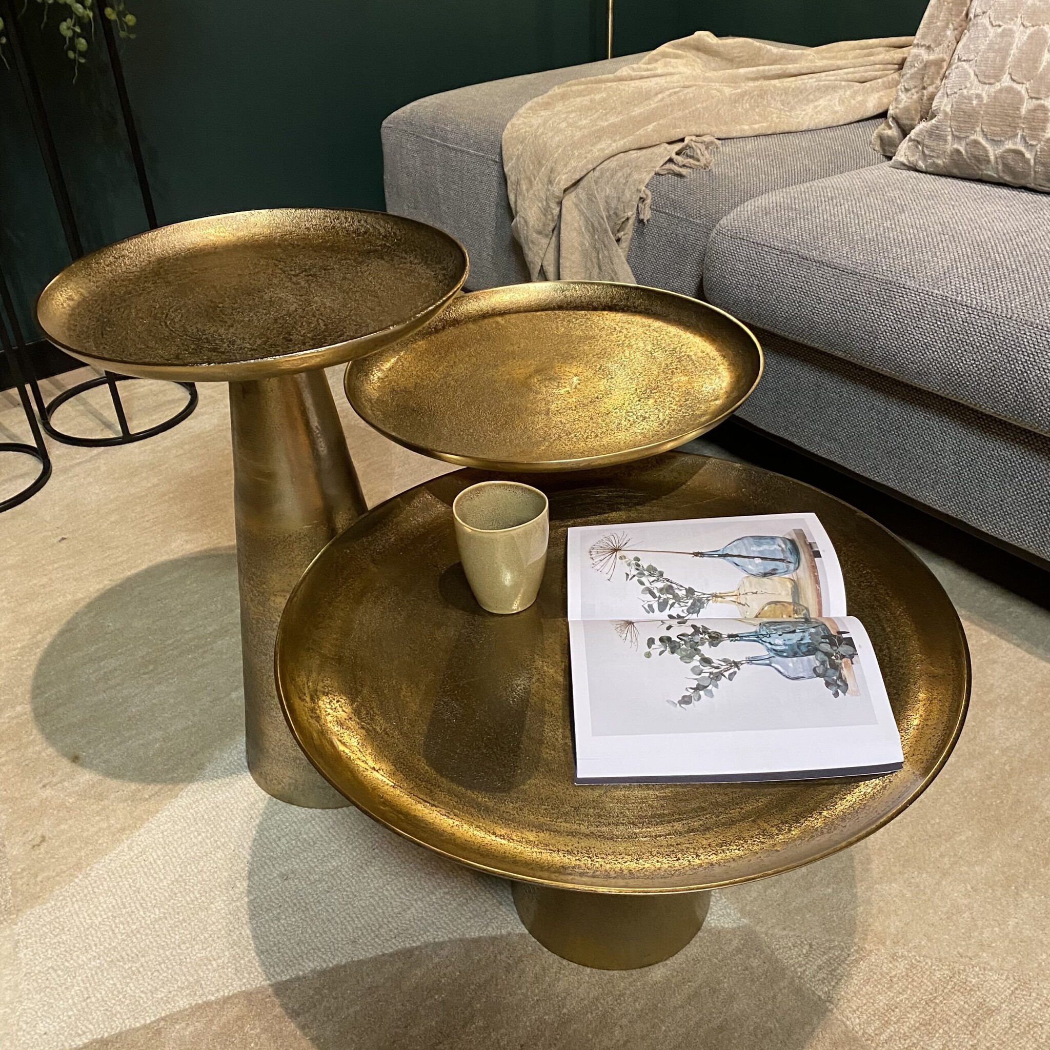 Starfurn - Salontafel Daisy - Brons - 58x58x36 cm